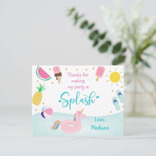 Fête de billard pour filles Merci d'anniversaire (Debout devant)