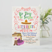 Fête de Blonde frère Invitation d'anniversaire mex (Debout devant)