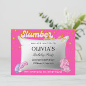 Fête de bois rose Anniversaire Fête Invitation (Debout devant)