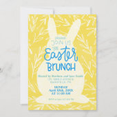 Fête de Brunch de Pâques Invitation Modèle modifia (Devant)