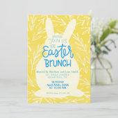 Fête de Brunch de Pâques Invitation Modèle modifia (Debout devant)