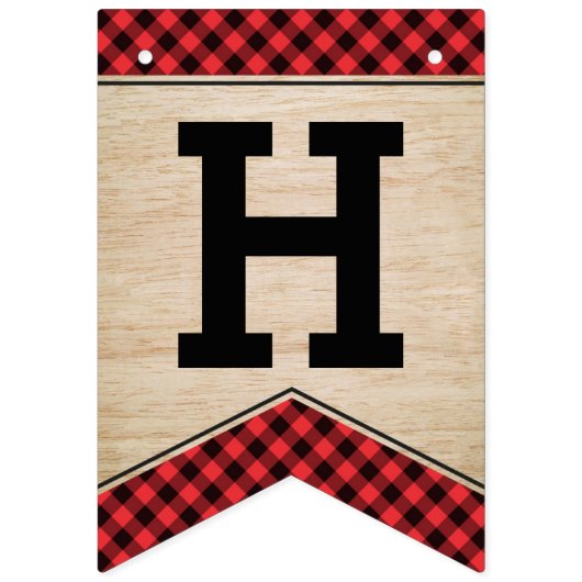 Fête de bûcherons joyeuse bannière de Bunting Anni (Deuxième drapeau)