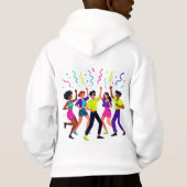 Fête de célébration de danse avec des amis heureux (Dos)