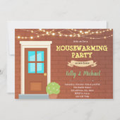 Fête de chauffe de porte Invitation (Devant)