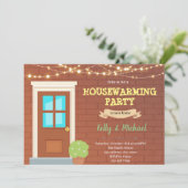 Fête de chauffe de porte Invitation (Debout devant)