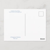 FÊTE DE COULEUR CALIFORNIENNE : MAI CARTE POSTALE (Dos)