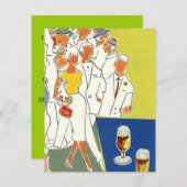 FÊTE DE CROISIÈRE INVITATION INVITATION VACANCES F (Devant / Derrière)