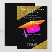 Fête de diplôme Invitation (Devant / Derrière)