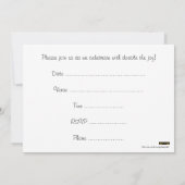 Fête de diplôme Invitation pour jumeaux (Dos)