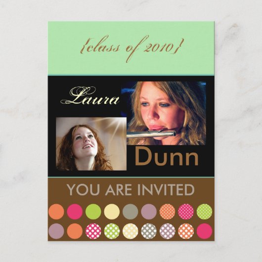 Fête de diplôme, photos cartes postales (Devant)