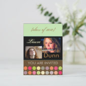 Fête de diplôme, photos cartes postales (Debout devant)