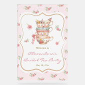 Fête de douche de mariée de Tea Party (Recto)