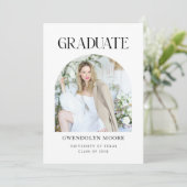 Fête de Faire-part de l'Arch Photo Graduation (Debout devant)