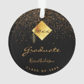 Fête de fin d'études noir et or (dos)