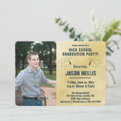 Fête de fin d'études secondaires - Invitation phot (Debout devant)