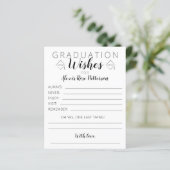 Fête de fin d'études souhaite carte Wisdom Invités (Debout devant)