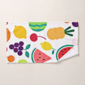 Fête de Fruits Néon Colorés (Serviette à main)