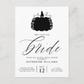 FETE DE FUTURE MARiee | Carte Postale Citrouille D (Devant)