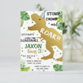 Fête de garçon comme une invitation d'anniversaire (Debout devant)