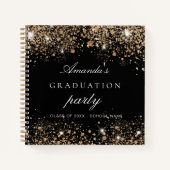 Fête de graduation du livre d'invités parties scin (Devant)