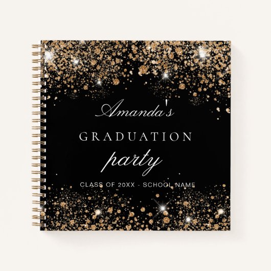 Fête de graduation du livre d'invités parties scin (Devant)