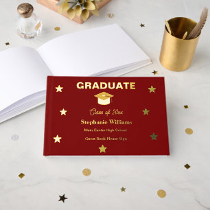 Fête de graduation Elegant Gold Foil personnalisée