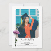 Fête de graduation et faire-part (Dos)