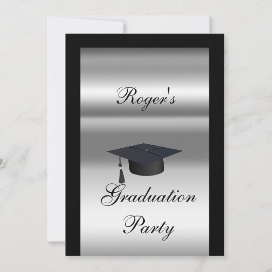 Fête de graduation Invitation officielle (Devant)