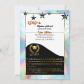 Fête de graduation Invitation personnalisée (Dos)