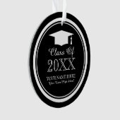 Fête de graduation personnalisée pour les ornement (devant)