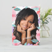 Fête de graduation - Photo Invitation (Debout devant)