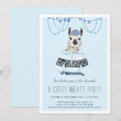 Fête de Hanukkah avec un pull moche | Invitation d (Devant / Derrière)