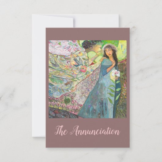 Fête de la carte de prière catholique de l'Annonci (Devant)