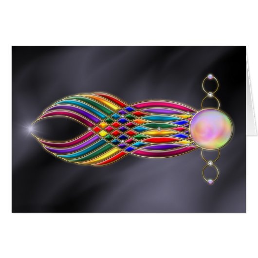 Fête de la carte des bijoux (Devant horizontal)