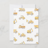 Fête de la construction Merci Cartes | MERCI (Dos)