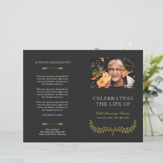 Fête de la couronne jaune du programme funéraire d (Debout devant)