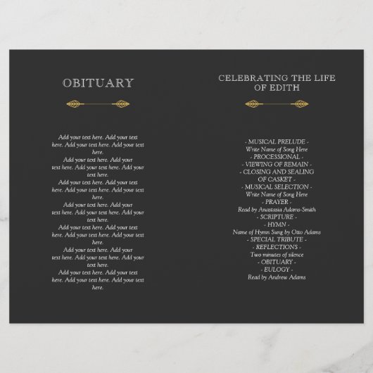 Fête de la couronne jaune du programme funéraire d (Dos)