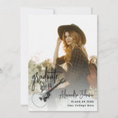 Fête de la Faire-part de graduation de la photo mo (Devant)