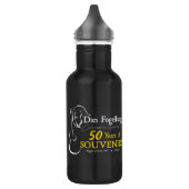 Fête de la FD Week-end 2024 Bouteille d'eau Noir (Gauche)