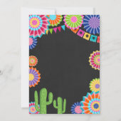 Fête de la Fiesta Graduation Invitation Parti mexi (Dos)