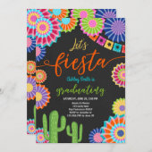 Fête de la Fiesta Graduation Invitation Parti mexi (Devant / Derrière)
