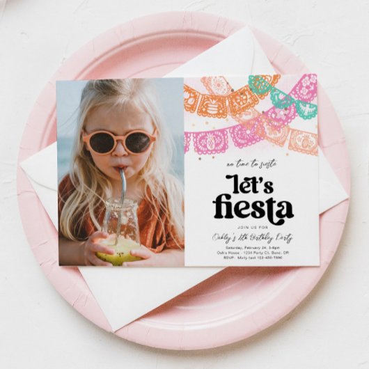 Fête de la fille Invitation d'anniversaire