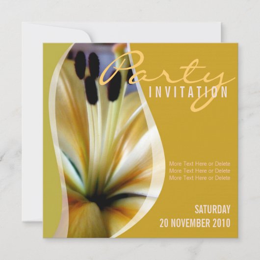 Fête de la Fleur de Lys + Invitation pour Toutes O (Devant)