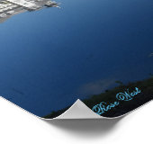 Fête de la Floride avec le lac Poster (Coin)