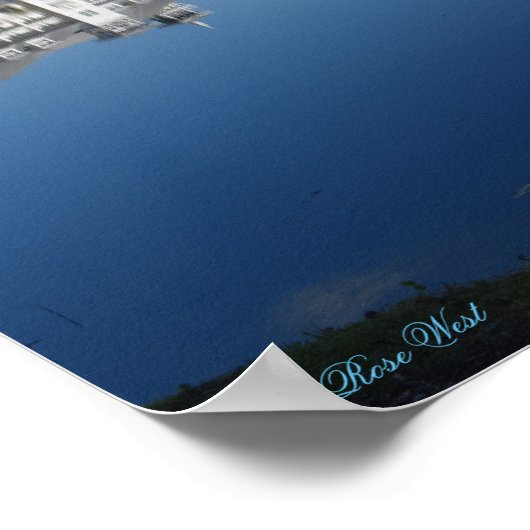 Fête de la Floride avec le lac Poster (Coin)