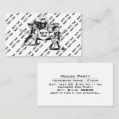 Fête de la Maison de la fête Invitation (Devant / Derrière)