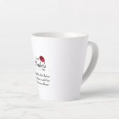 Fête de la mère de Latte Mug Happ (Angle droit)