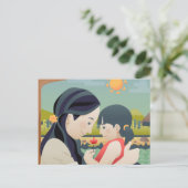 Fête de la mère et de l'enfant | Carte postale (Debout devant)