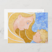 Fête de la mère et de l'enfant | Carte postale (Devant / Derrière)