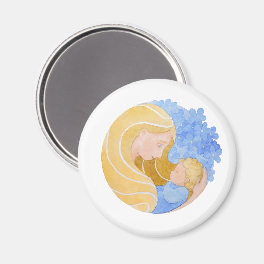 Fête de la mère et de l'enfant | Magnet (Recto/Verso)
